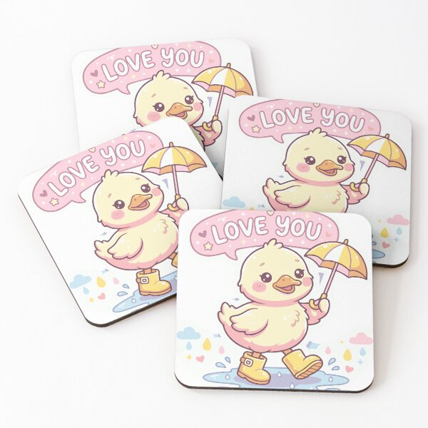 Item preview, Cute Duck Saying Love You designed and sold by sumeetkaliya.