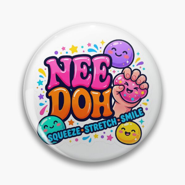 Item preview, Cute Needoh Squishy Smile Sticker | Kawaii Stress Relief Squeeze Stretch Smile Design designed and sold by Bhaskar Digital Art.