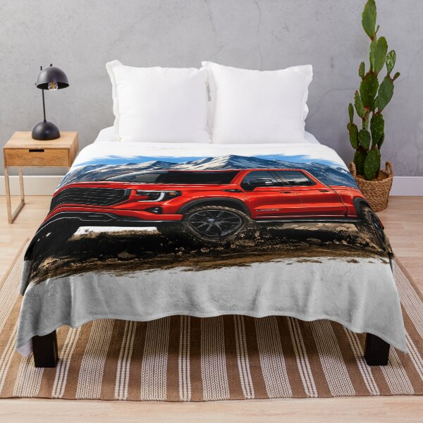 Item preview, Red Pickup Truck Mountain Adventure designed and sold by MCNovaStudio.