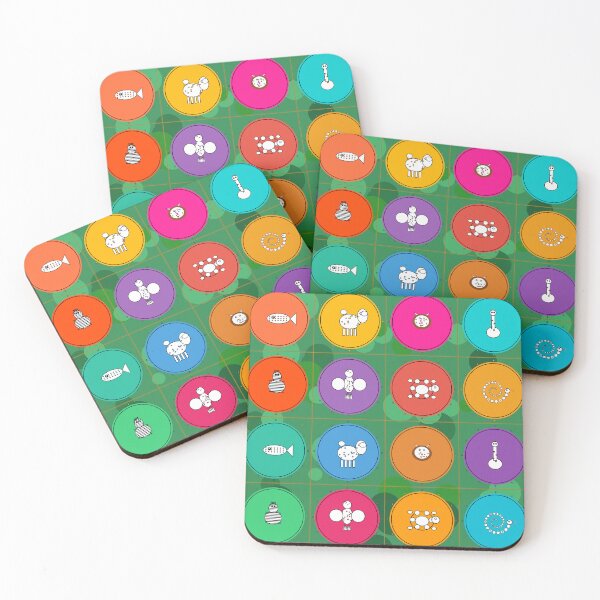 Item preview, African Tinga Tinga Folk Art Animals Colorful Tanzania designed and sold by AfricanArtHub.
