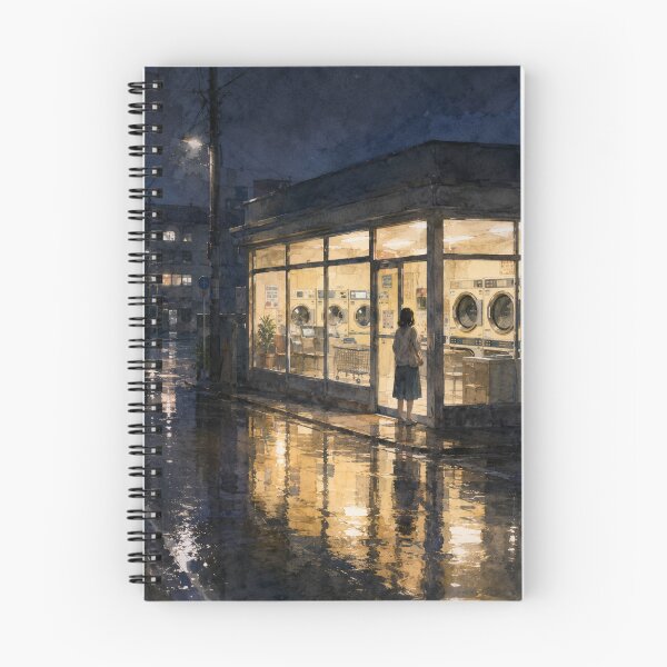 Item preview, Midnight Laundromat designed and sold by SEIMEI2025.