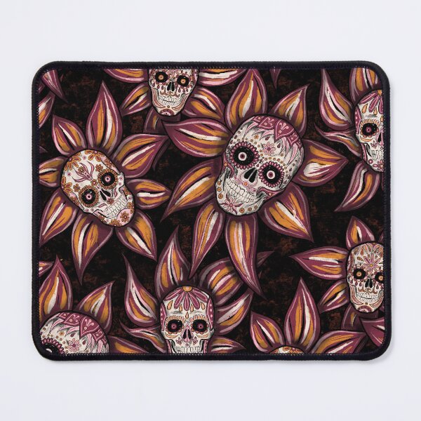 Item preview, Dia de los muertos - Day of the Dead - Sugarskull pattern designed and sold by Sonja Birkelbach.