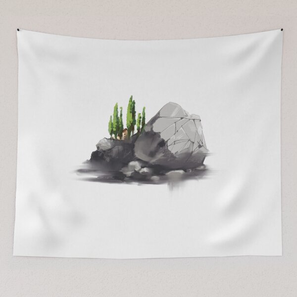 Item preview, Minimalist Mediterranean Isle Art designed and sold by zanaxxer.