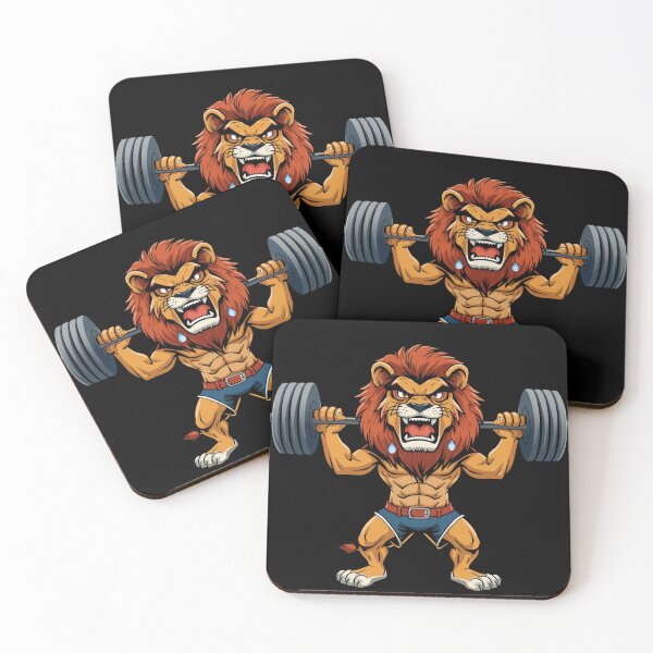 Item preview, Lion at Gym designed and sold by Glowella26.