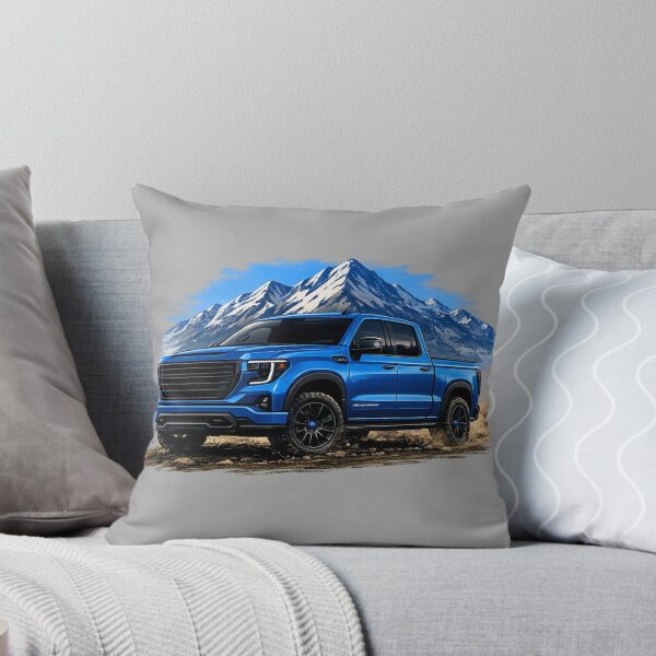Item preview, Blue Pickup Truck Mountain Adventure designed and sold by MCNovaStudio.