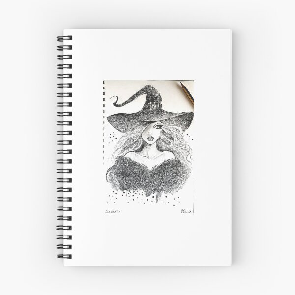 Item preview, Beautiful Witch with Hat✨️ designed and sold by Elenarte7.