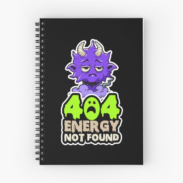 Item preview, 404 Energy Not Found Funny Monster designed and sold by Marvin4321.