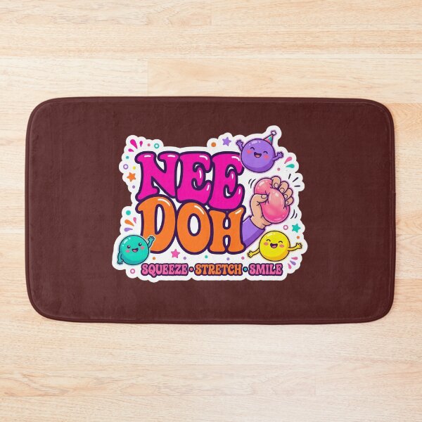 Item preview, Cute Needoh Squishy Stress Relief Sticker | Squeeze Stretch Smile Kawaii Cartoon Design designed and sold by Bhaskar Digital Art.