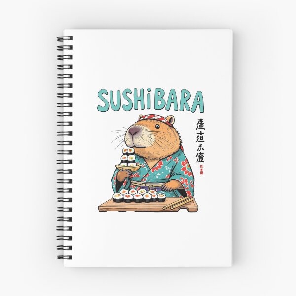 Item preview, Sushibara Capybara Eating Sushi Funny Japanese Art designed and sold by HBDStudio.