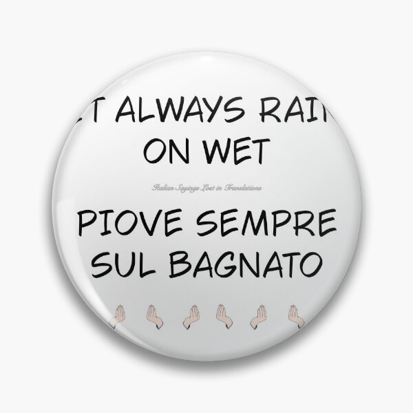 Item preview, Italian sayings modi di dire designed and sold by Order42.