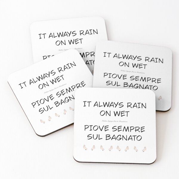Item preview, Italian sayings modi di dire designed and sold by Order42.