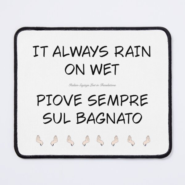 Item preview, Italian sayings modi di dire designed and sold by Order42.