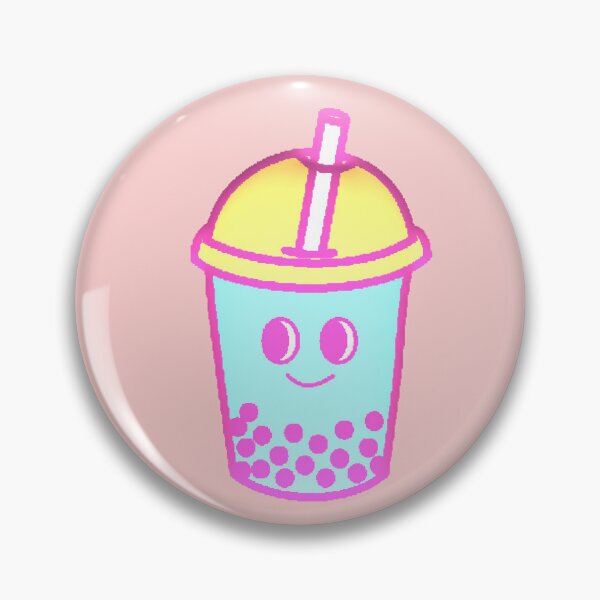 Item preview, Boba Tea Kawaii Happy Face Cake designed and sold by AstronautMerch.