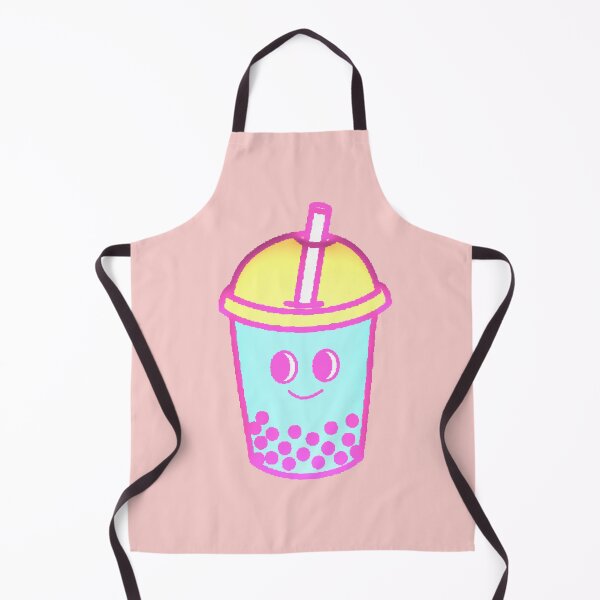 Item preview, Boba Tea Kawaii Happy Face Cake designed and sold by AstronautMerch.