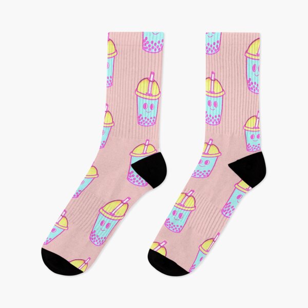 Item preview, Boba Tea Kawaii Happy Face Cake designed and sold by AstronautMerch.