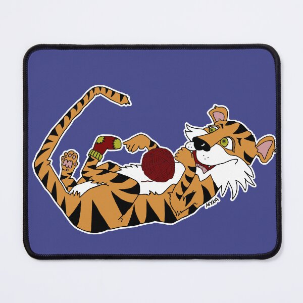 Item preview, Big Cat Energy – Funny Tiger Playing With Yarn Ball Meme Sticker designed and sold by MyxaART.