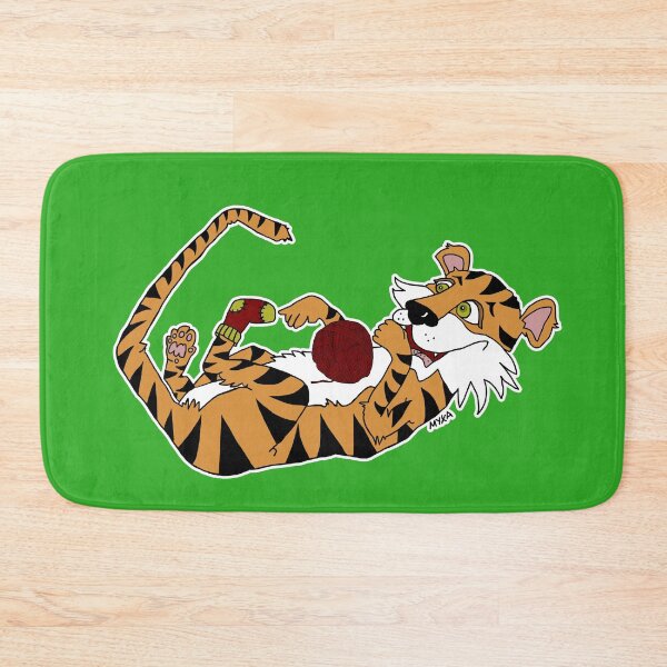 Item preview, Big Cat Energy – Funny Tiger Playing With Yarn Ball Meme Sticker designed and sold by MyxaART.