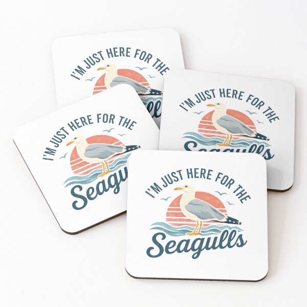 Item preview, I'm Just Here For The Seagulls designed and sold by wansilastomi.