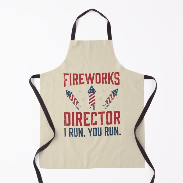 Item preview, Fireworks Director I Run You Run Funny 4th of July designed and sold by dudelinart.