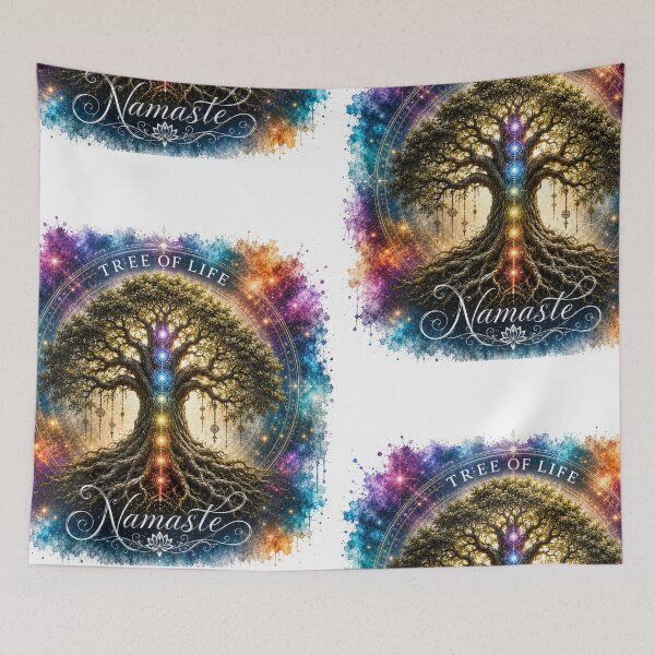 Item preview, Tree of Life Namaste Soul Star Chakra designed and sold by Trailora.