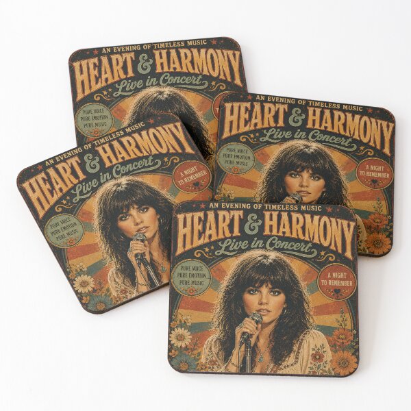 Item preview, Linda Ronstadt 1977 Retro Concert Heart & Harmony designed and sold by stickler85.