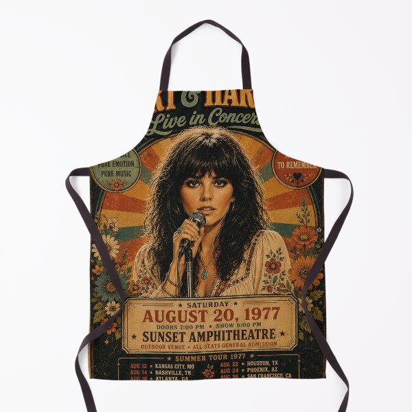 Item preview, Linda Ronstadt 1977 Retro Concert Heart & Harmony designed and sold by stickler85.