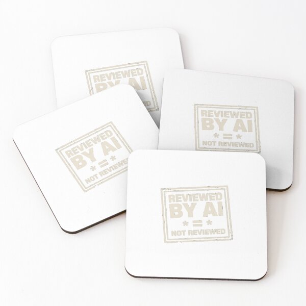 Item preview, Reviewed By AI Equals Not Reviewed AI Humor designed and sold by Bianca Oltean.