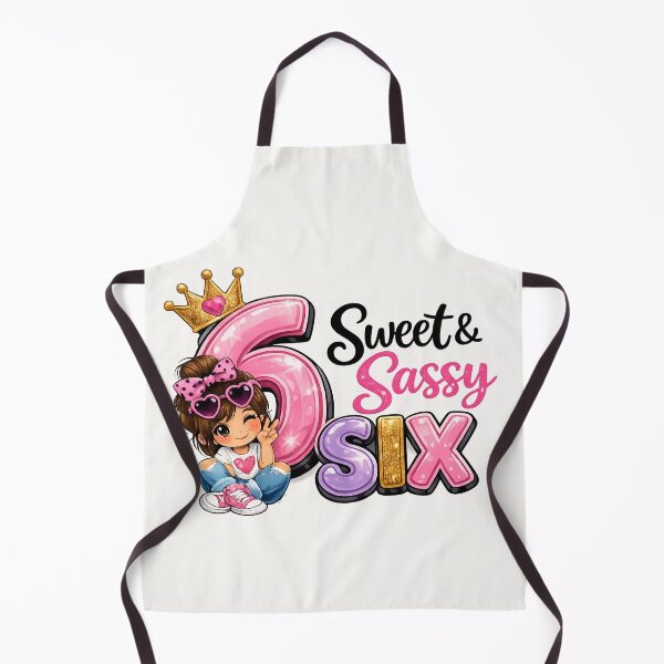 Item preview, Sweet and Sassy Six 6th Birthday Girl Princess designed and sold by Seculinator.