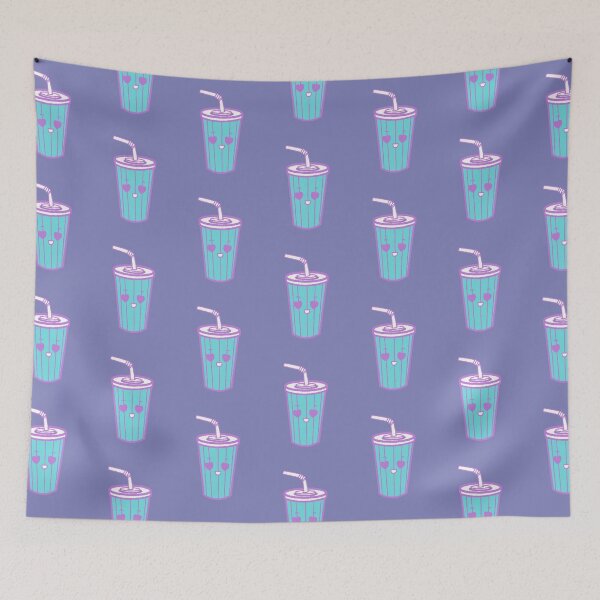 Item preview, Kawaii Cup Turquoise Hearts Pastel designed and sold by AstronautMerch.