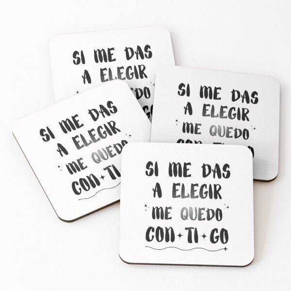 Item preview,   Lyrics of the song in Spanish: I'm staying with you, from the Spanish group Los Chunguitos, in black designed and sold by Rebeldía Pura.