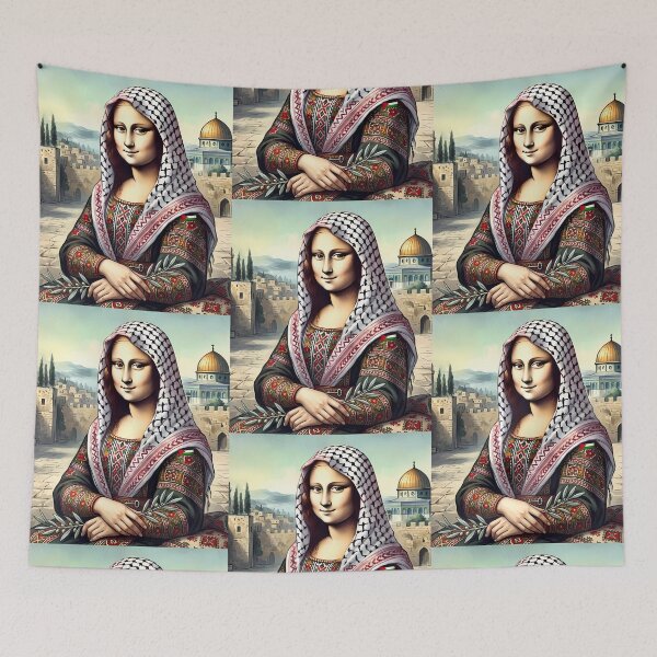 Item preview, Palestinian Mona lisa designed and sold by Mo5tar.