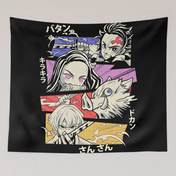 Item preview, amazing art work of [[slayer+yaiba]] animes film infinite designed and sold by mc-montgomery.