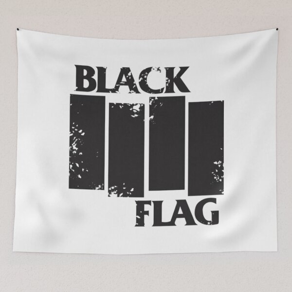 Item preview, black flag vintage designed and sold by AlphaResonance.