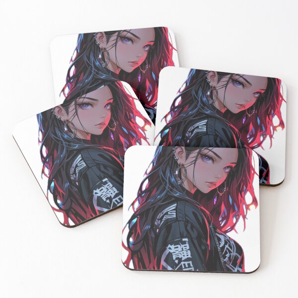 Item preview, Cyberpunk Manga Girl Aesthetic Art designed and sold by AnimDream .