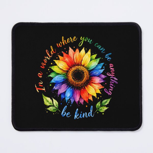 Item preview, Colourful Sunflower Be Kind LGBTQ Pride designed and sold by wansilastomi.