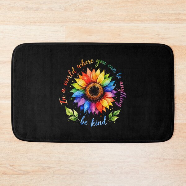 Item preview, Colourful Sunflower Be Kind LGBTQ Pride designed and sold by wansilastomi.