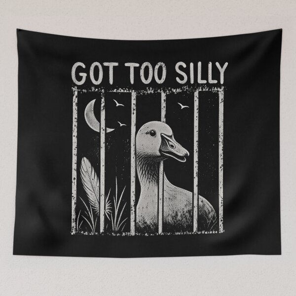 Item preview, Funny Jail Goose Meme Got Too Silly designed and sold by Blok45.