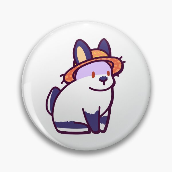 Item preview, Mona the Bunny Wearing A Straw Hat – Cute Kawaii-Inspired Design designed and sold by dittoon.