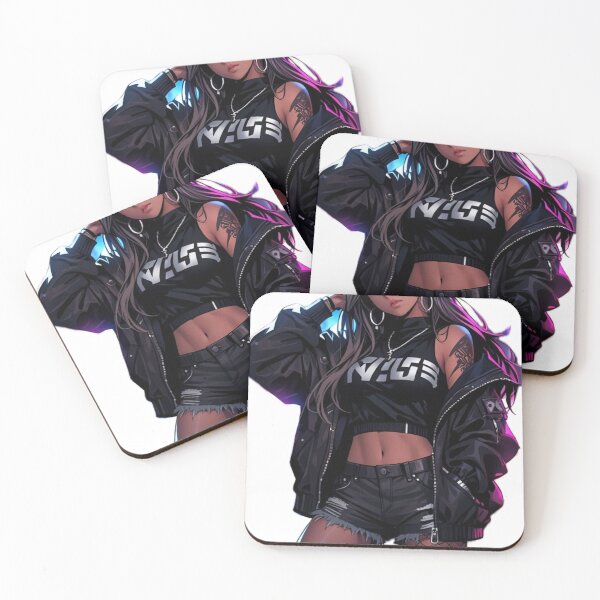 Item preview, Anime Girl Neon Future Aesthetic designed and sold by AnimDream .