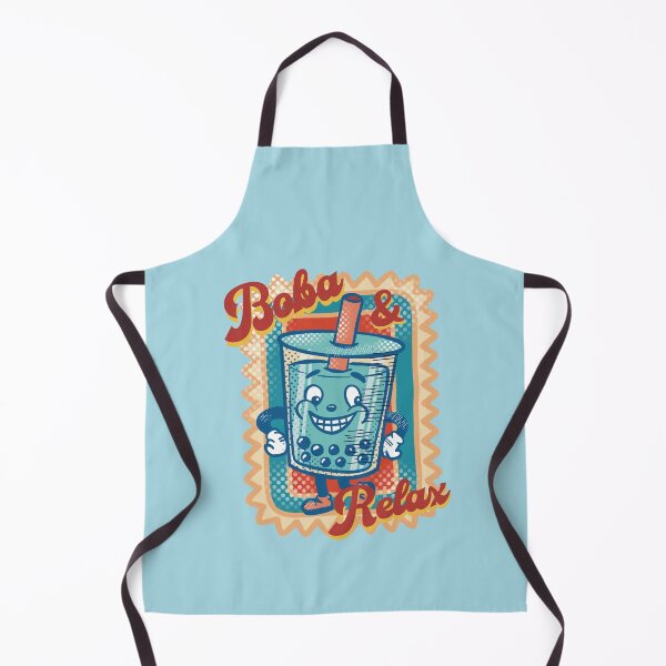 Item preview, Retro Boba Tea and Relax designed and sold by IvysCreativityHouse.