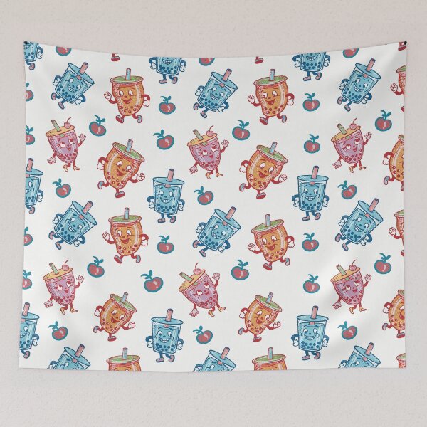 Item preview, Retro Boba Tea and Relax  designed and sold by IvysCreativityHouse.