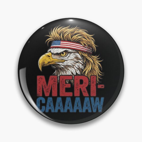 Item preview, Mericaaw Funny Bald Eagle Mullet 4th Of July Retro Meme designed and sold by AdyKurniawan.