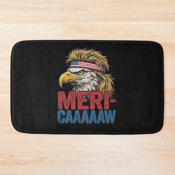 Item preview, Mericaaw Funny Bald Eagle Mullet 4th Of July Retro Meme designed and sold by AdyKurniawan.