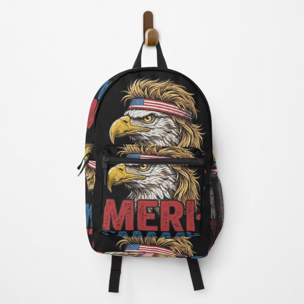 Item preview, Mericaaw Funny Bald Eagle Mullet 4th Of July Retro Meme designed and sold by AdyKurniawan.