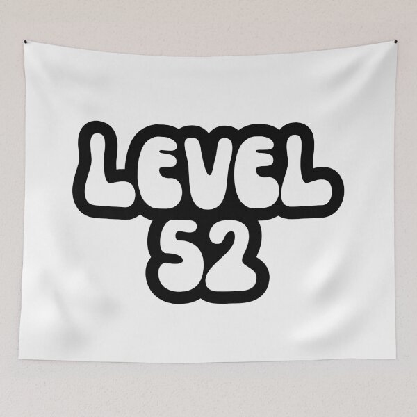 Item preview, Level 52 Gaming Typography Design designed and sold by variant designer.
