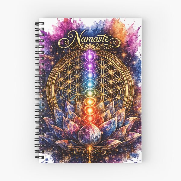 Item preview, Namaste Lotus Chakra Mandala Spiritual Art designed and sold by Trailora.