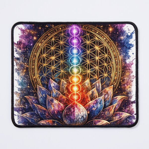 Item preview, Namaste Lotus Chakra Mandala Spiritual Art designed and sold by Trailora.