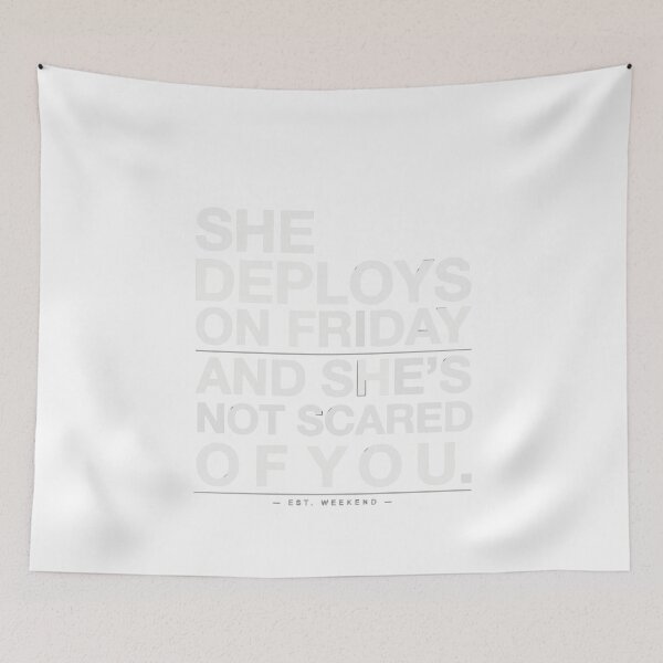 Item preview, She Deploys On Friday And She's Not Scared Of You designed and sold by Bianca Oltean.