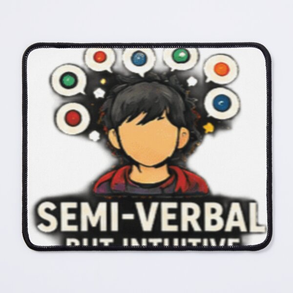 Item preview, Intuitive Neurodivergent - Semi-Verbal Autism Pride designed and sold by GUINewAlex.