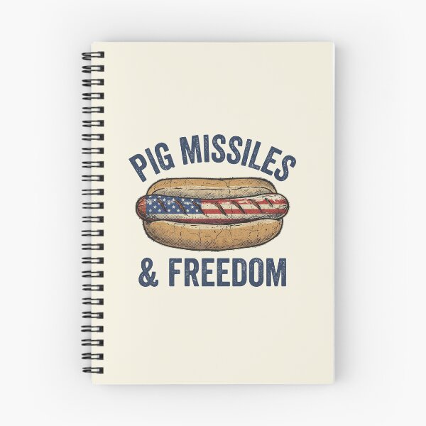 Item preview, Pig Missiles And Freedom Funny Hot Dog 4th Of July Retro designed and sold by AdyKurniawan.